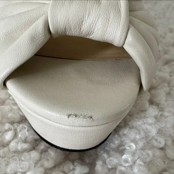 Jimmy Choo Heloise Platform Sandals – Size 37 – Worn Once – PERFECT Bridal Shoe - Picture 13 of 13
